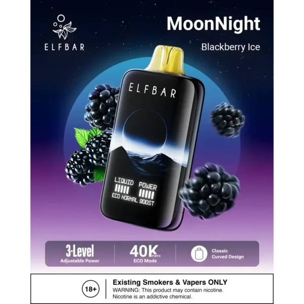 Elf Bar Moon Night 40K – Blackberry Ice