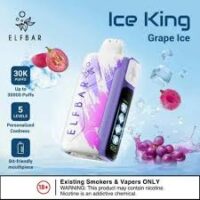 Elf Bar Ice King – Grape Ice – 30,000 Puffs