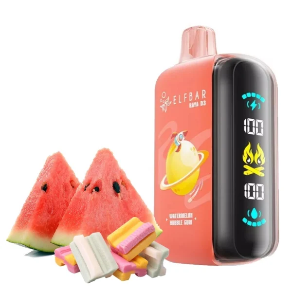ELF BAR RAYA D3 – Watermelon Bubble Gum
