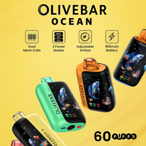 Olivebar ocean 60 k puff-Juicy pineapple ice